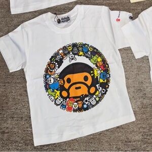 Kids bape t shirt